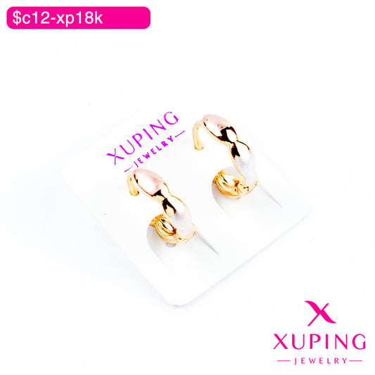 (XPB_02911) Aretes de dos tonos