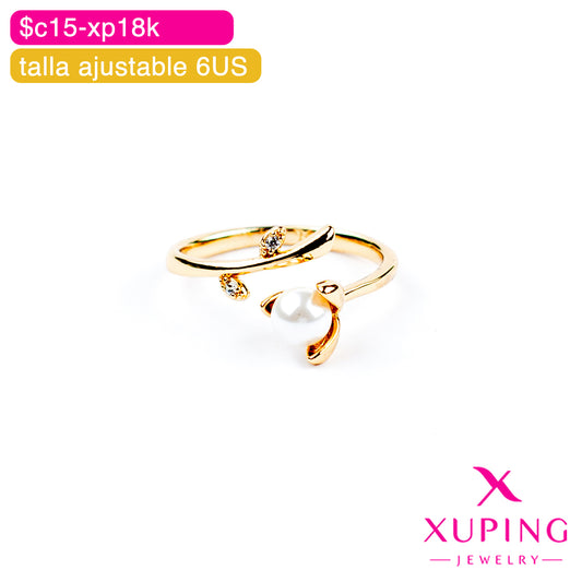 (XPA_00995) Anillo de flor ajustable 6US