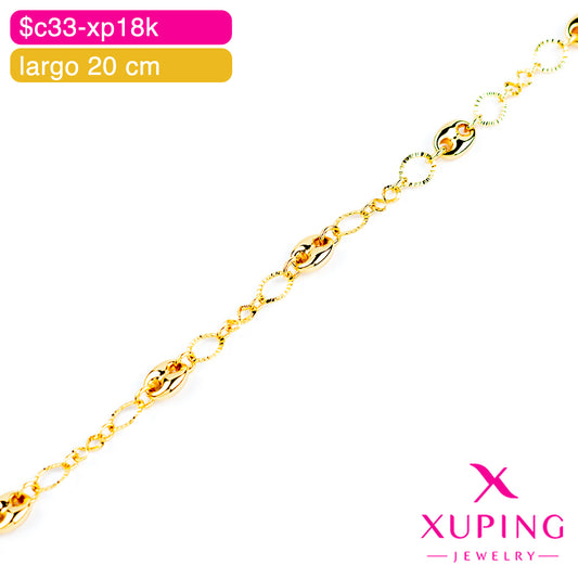 (XPH_00735) Pulsera eslabón de ancla 20 cm