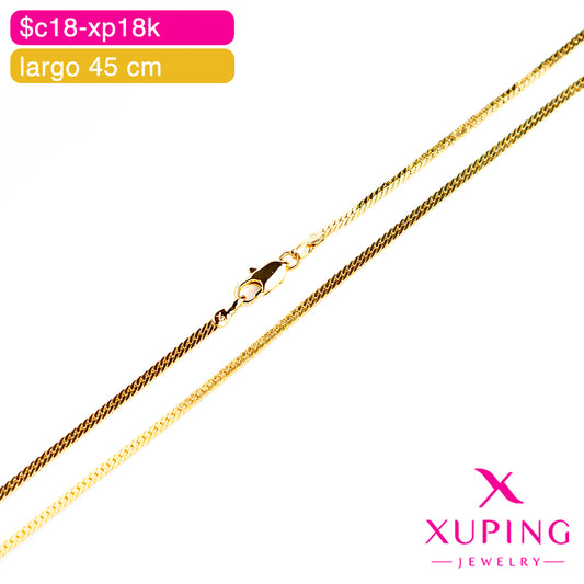 (XPE_00613) Cadena eslabón cola de topo 45 cm