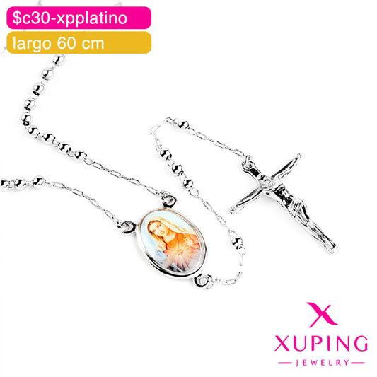 (XPE_00619) Rosario del Inmaculado Corazón de María 60 cm