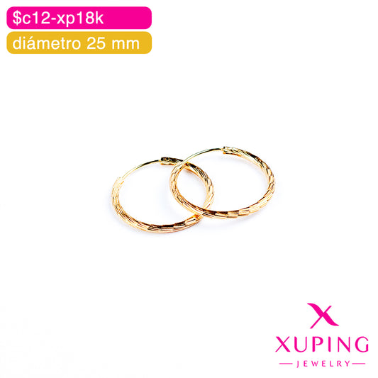 (XPB_03012) Argollas diamantadas ø 25 mm