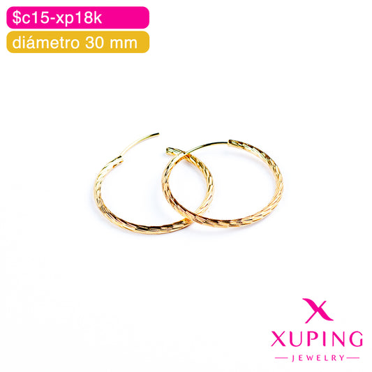 (XPB_03013) Argollas diamantadas ø 30 mm