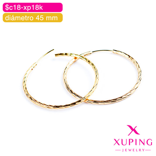 (XPB_03016) Argollas diamantadas ø 45 mm