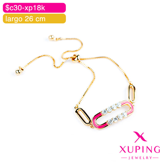 (XPH_00740) Pulsera ajustable de rectángulo