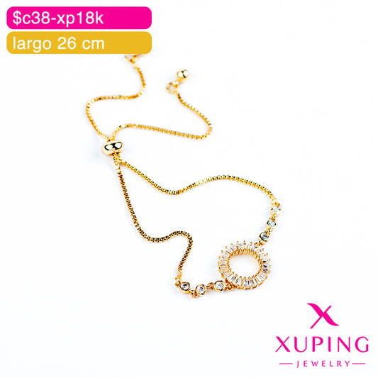 (XPH_00742) Pulsera ajustable de círculo