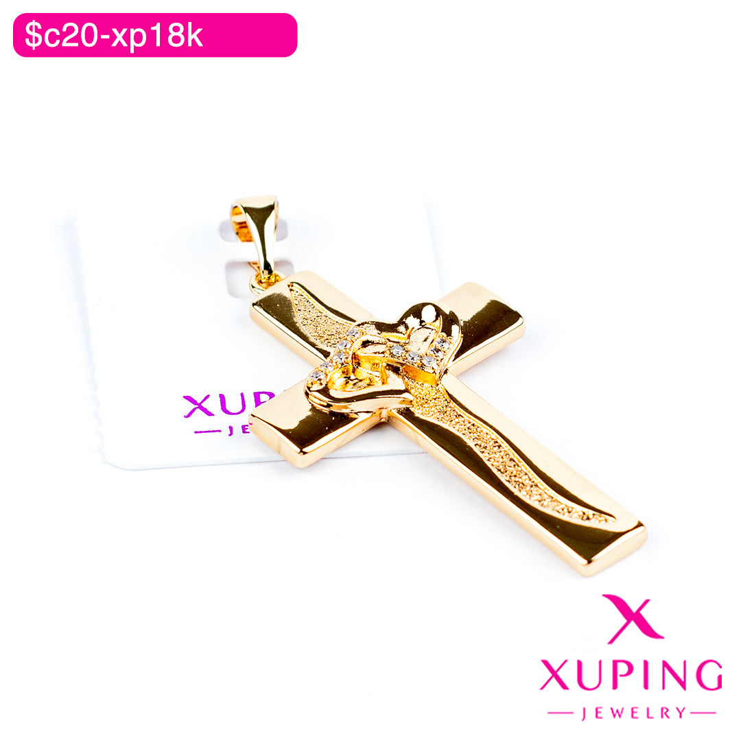 (XPF_00610) Dije de cruz y corazones