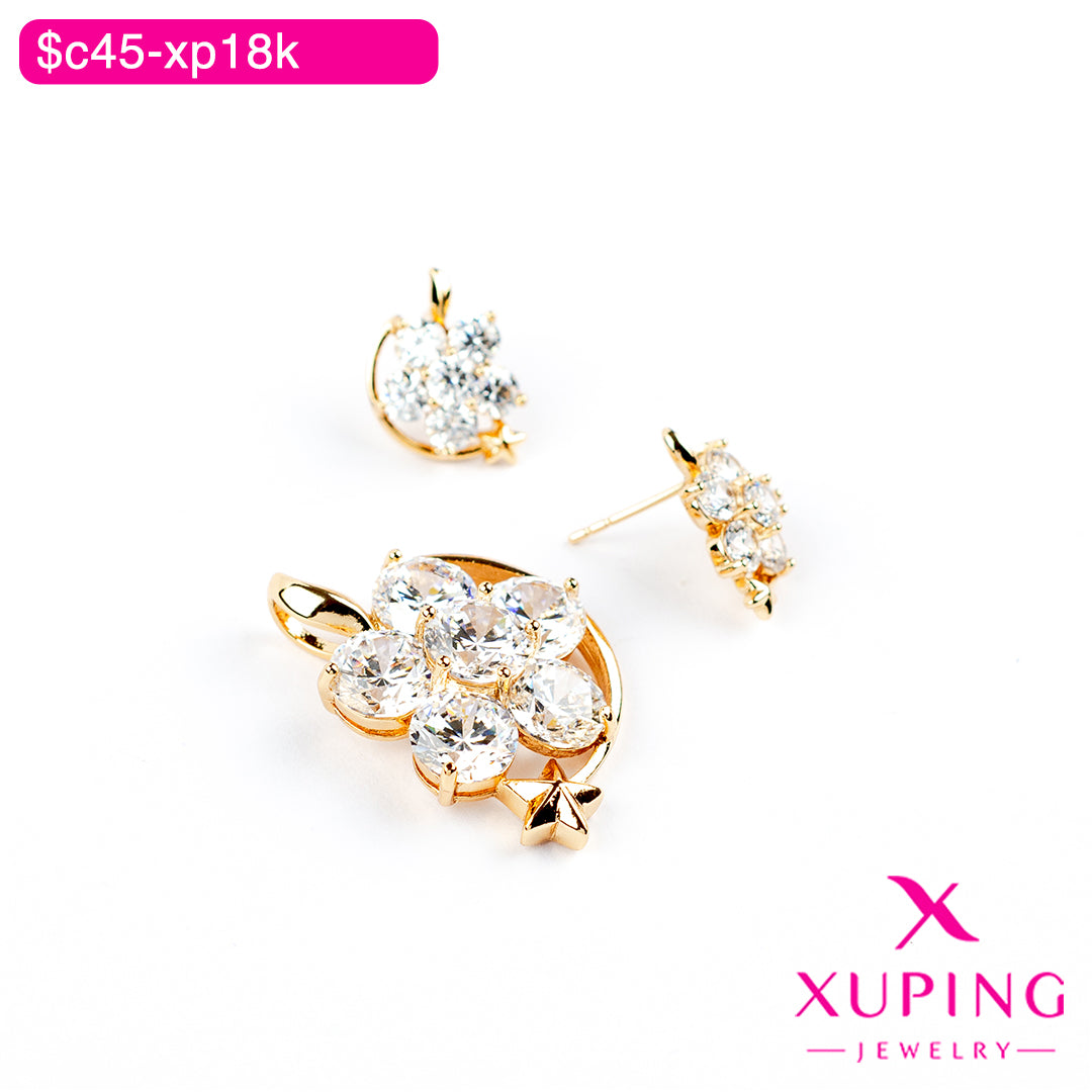 (XPG_00235) Juego de luna, estrella y flor