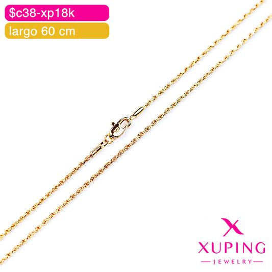 (XPE_00625) Cadena eslabón lazo 60 cm