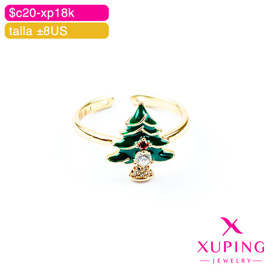 (XPA_01028) Anillo ajustable de árbol de Navidad 8 US