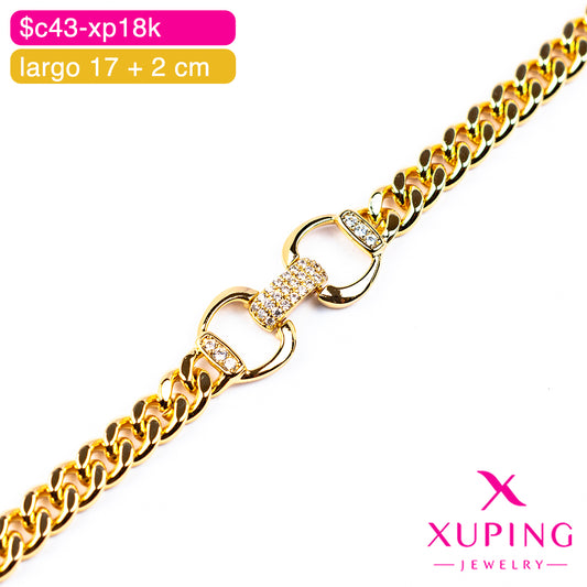(XPH_00834) Pulsera 17 + 2 cm