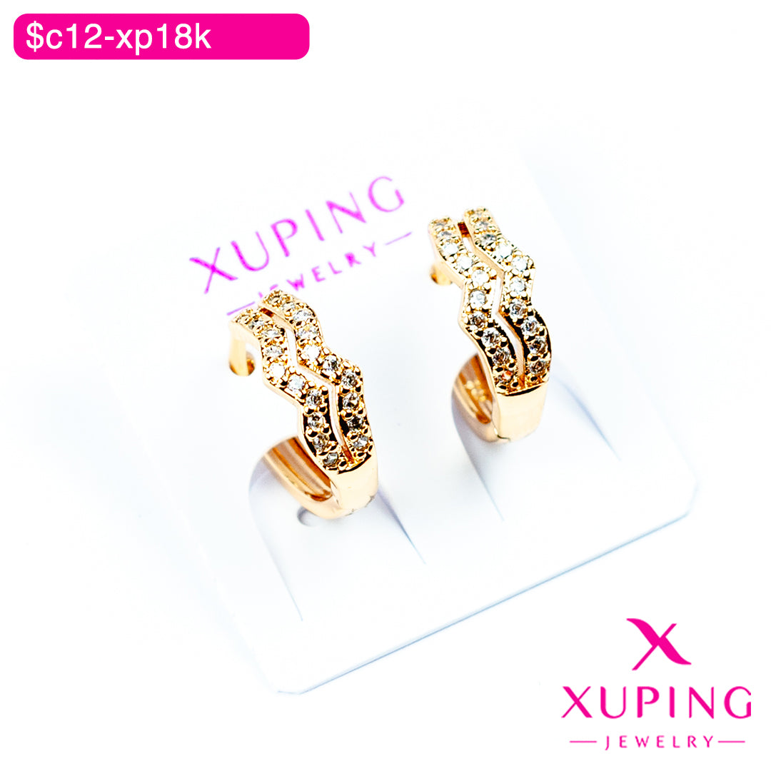 (XPB_03116) Aretes doble hilera zig-zag