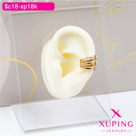 (XPB_03181) Ear cuff triple hilera
