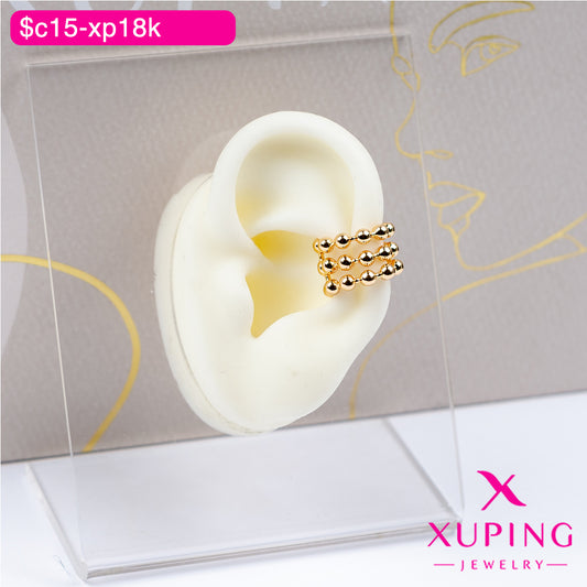 (XPB_03186) Ear cuff de bolitas