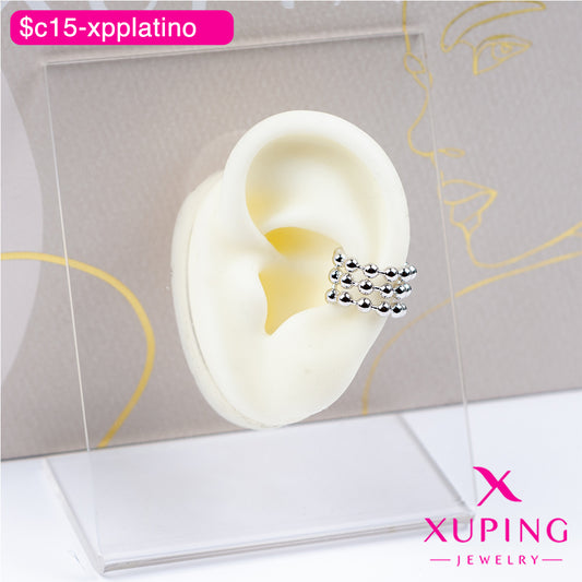 (XPB_03190) Ear cuff de bolitas