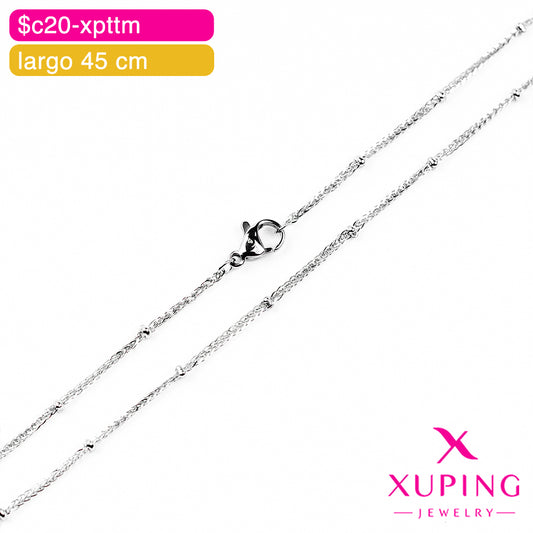(XPE_00668) Cadena de bolitas 45 cm