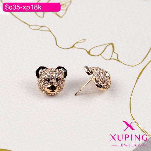 (XPB_03259) Aretes pegados de oso