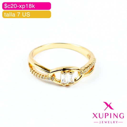 (XPA_01052) Anillo de óvalo 7 US