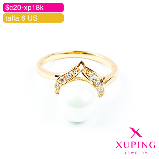 (XPA_01056) Anillo de perla 6 US