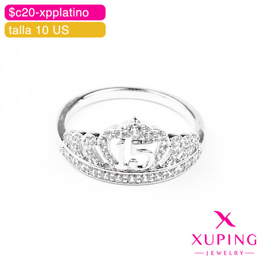 (XPA_01079) Anillo de quince años 10 US