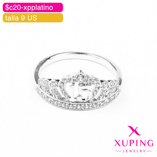 (XPA_01079) Anillo de quince años 9 US