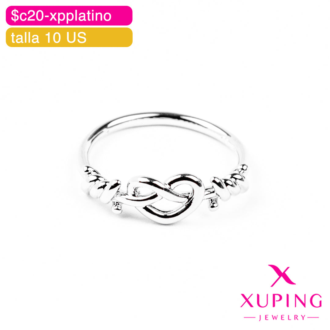 (XPA_01081) Anillo de corazón y púas 10 US