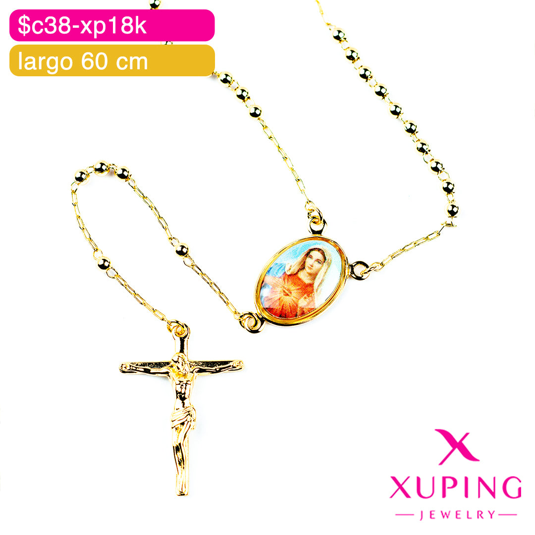 (XPE_00674) Rosario del Inmaculado Corazón de María 60 cm