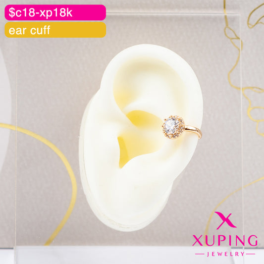(XPB_03316) Ear cuff de zirconia circular