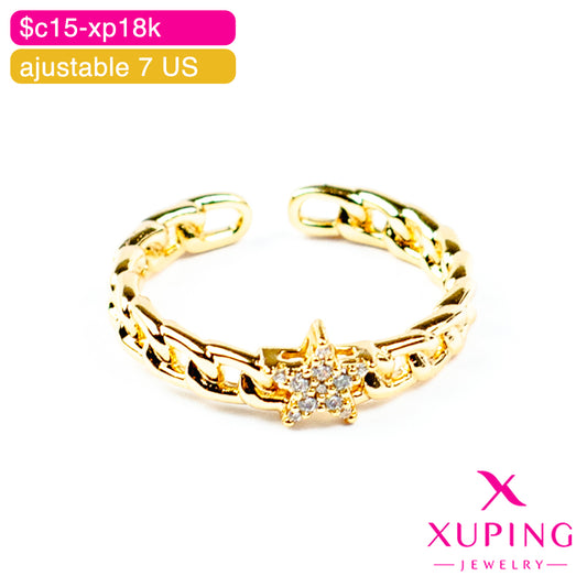 (XPA_01106) Anillo ajustable de estrella 7 US