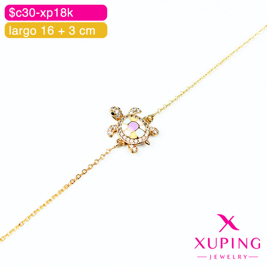 (XPN_00065) Pulsera de tortuga 16 + 3 cm