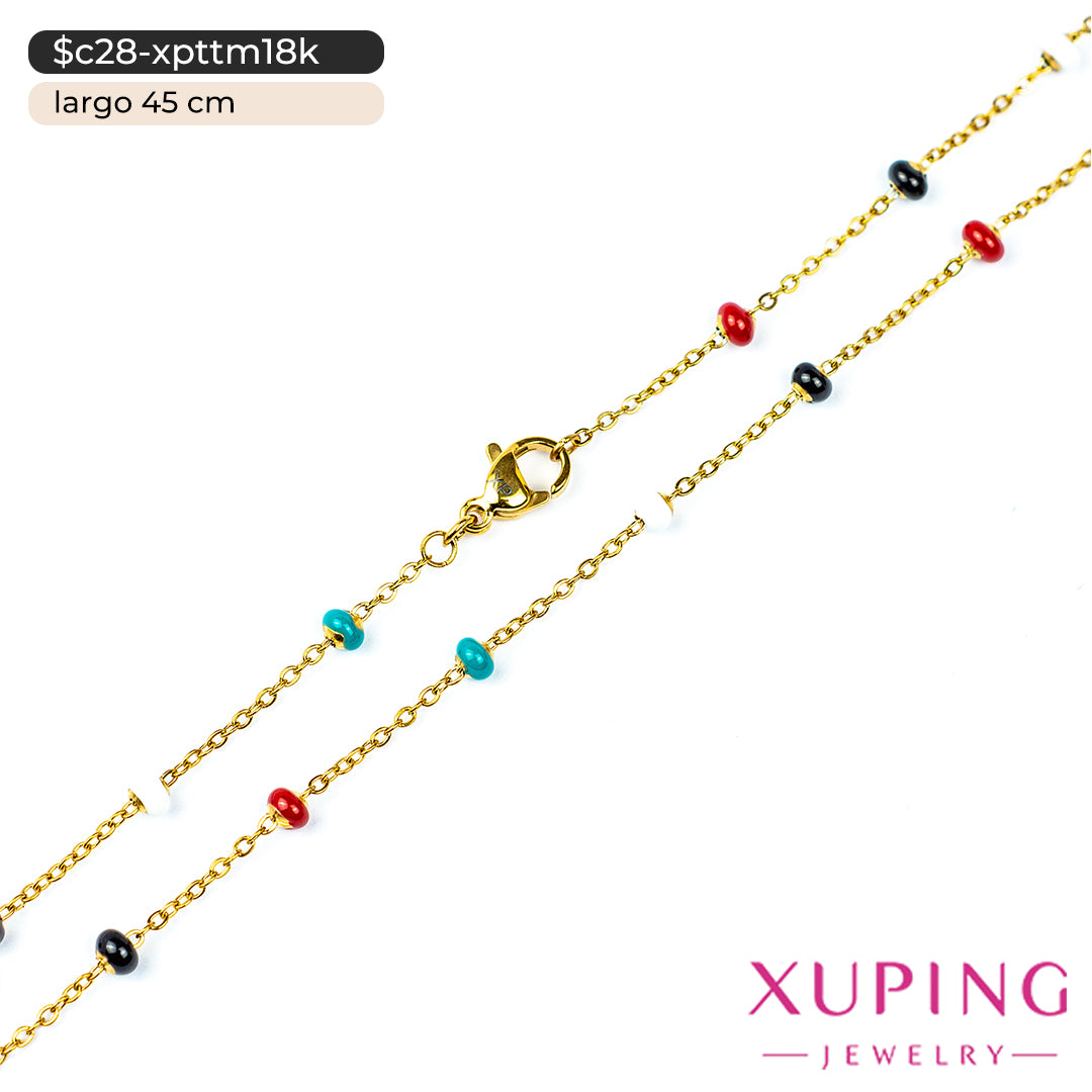 Cadena con bolitas | 45 cm