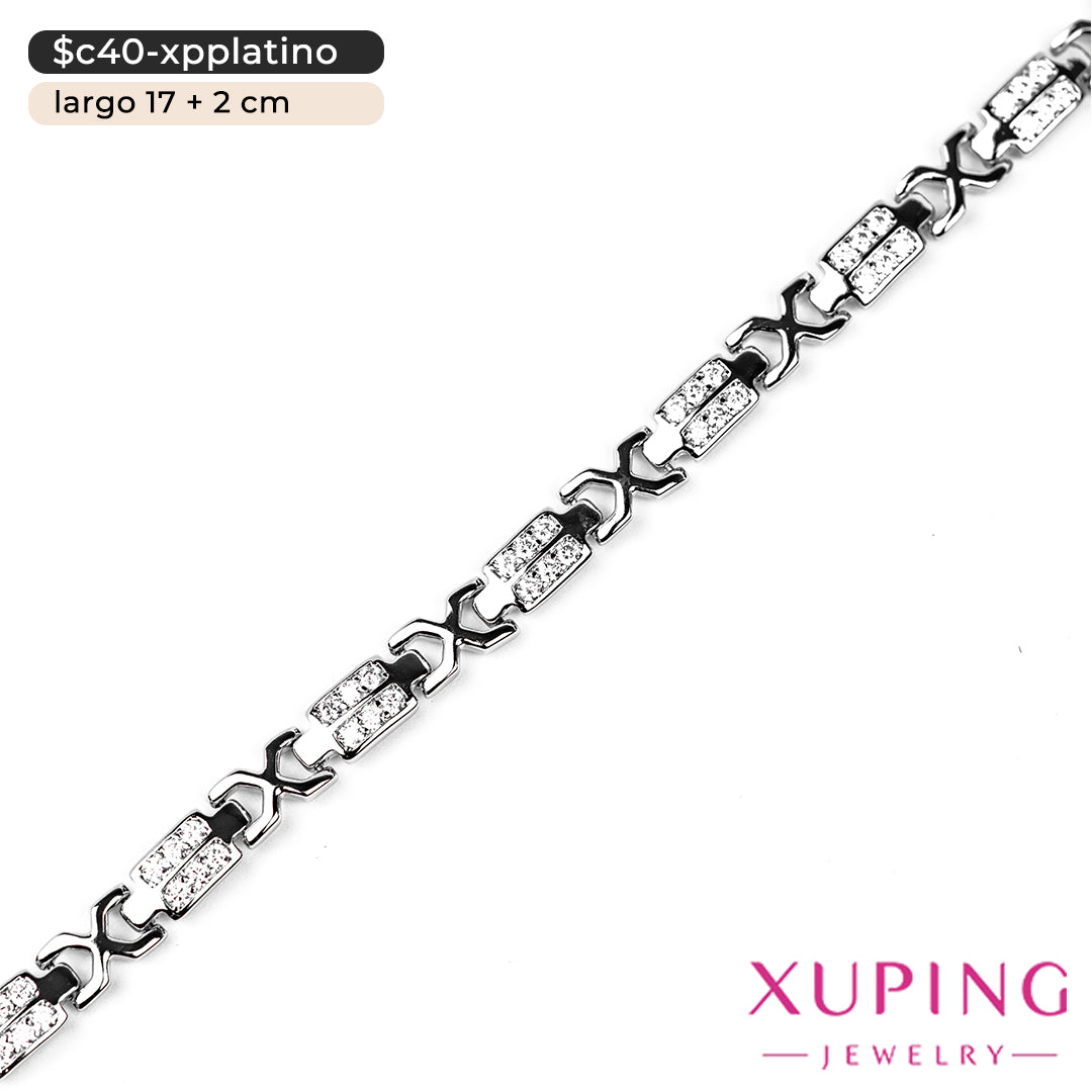 Pulsera X | 17 cm
