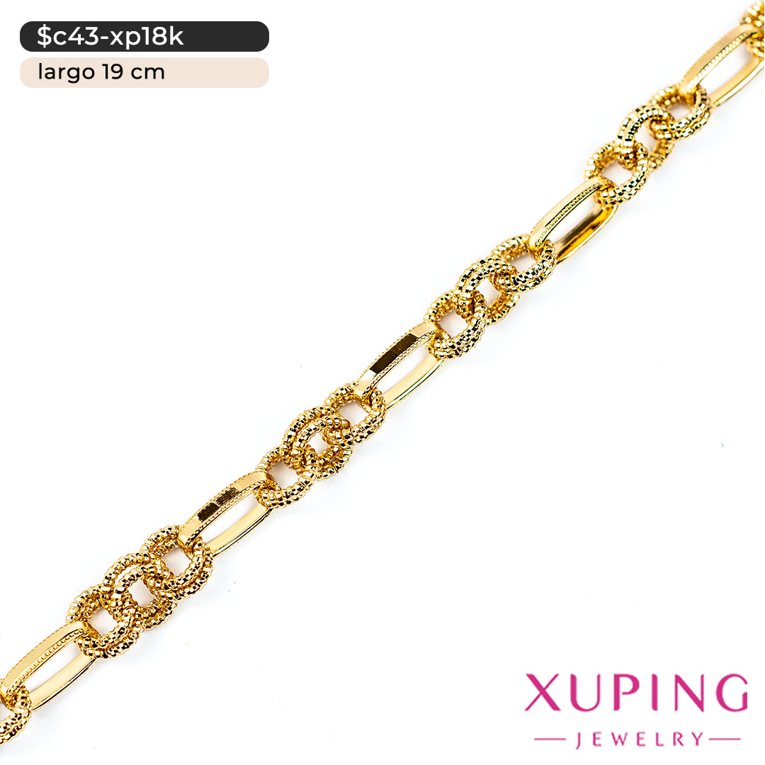 Pulsera diamantada | 19 cm