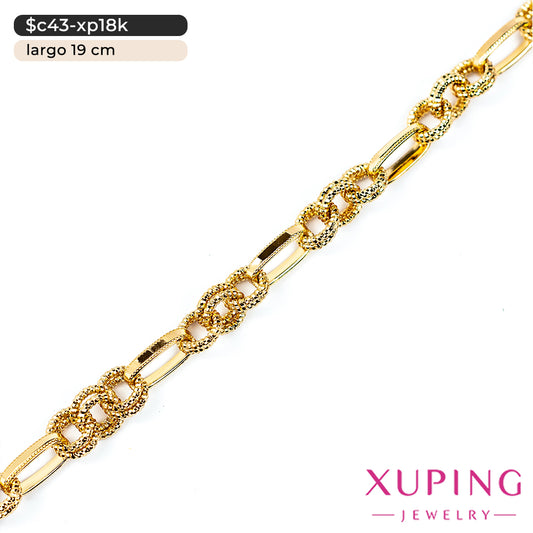 Pulsera diamantada | 19 cm