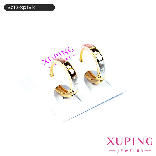 Aretes en 3 tonos