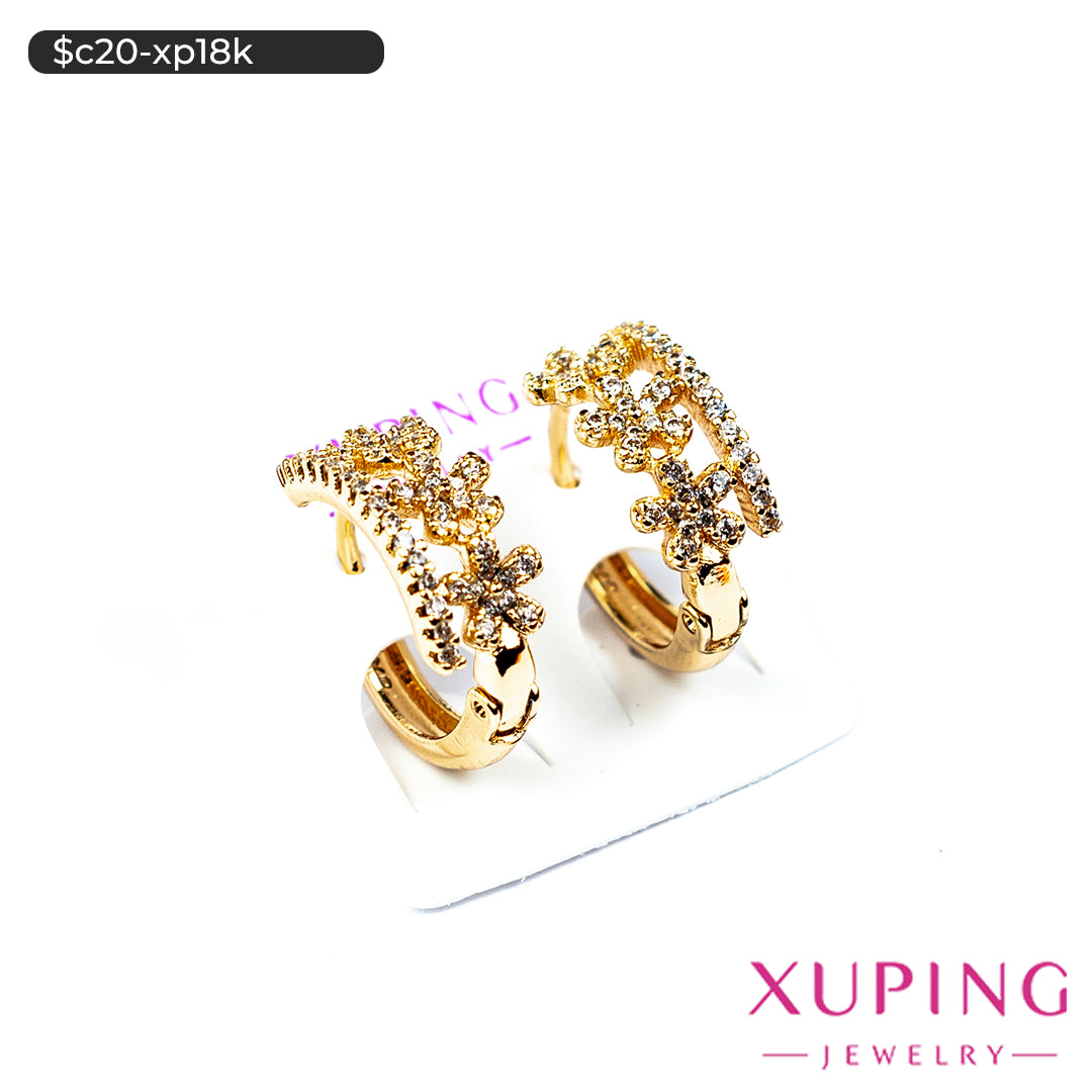 Aretes de flores