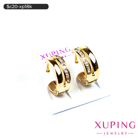 Aretes de doble hilera