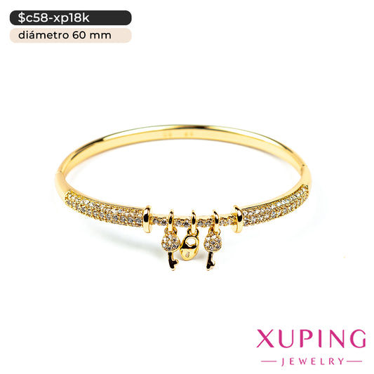 Brazalete de llaves y candado | Ø 60 mm