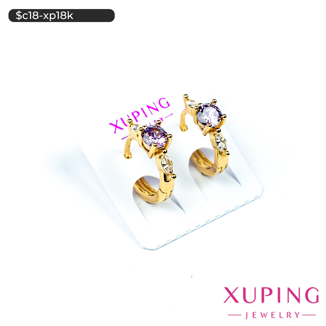 Aretes de diseño simétrico