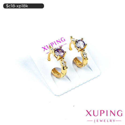 Aretes de diseño simétrico