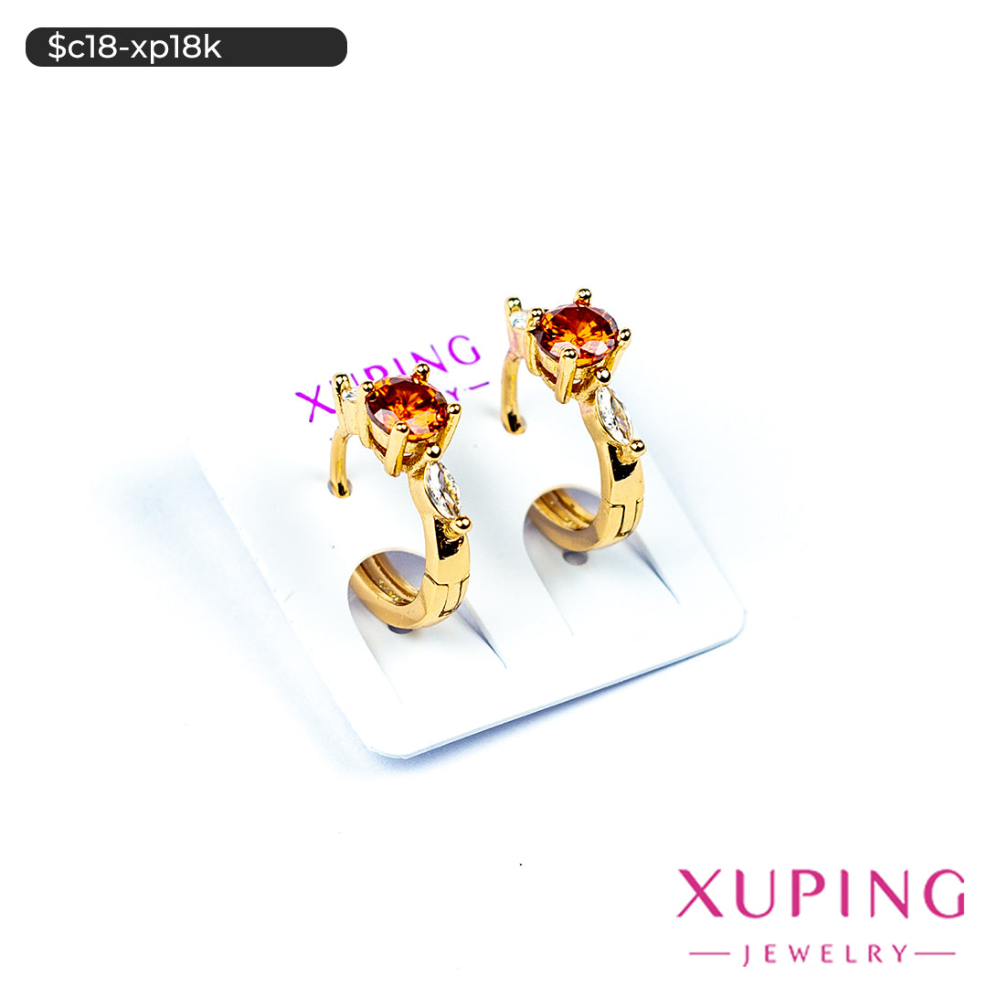 Aretes de diseño simétrico