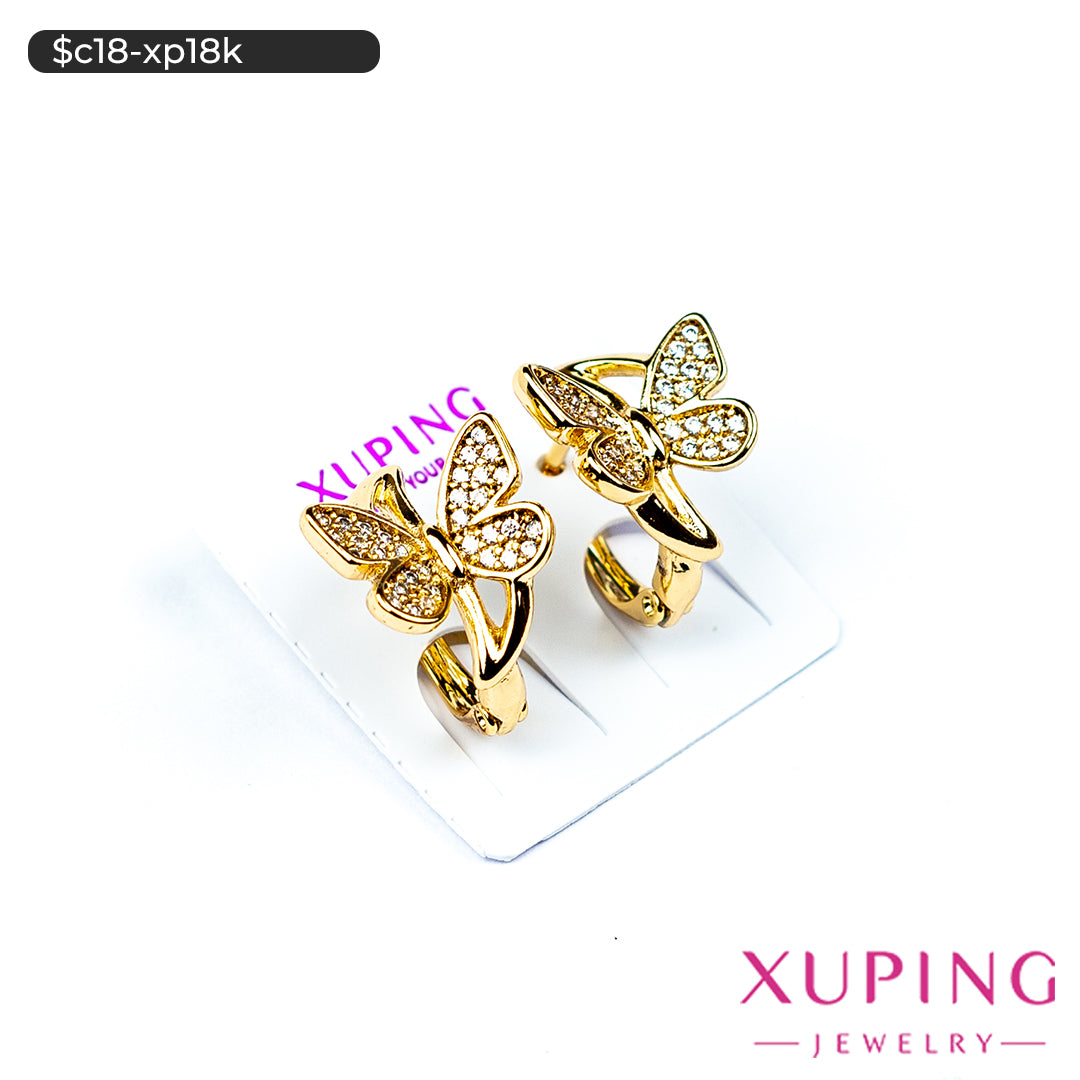 Aretes de mariposa