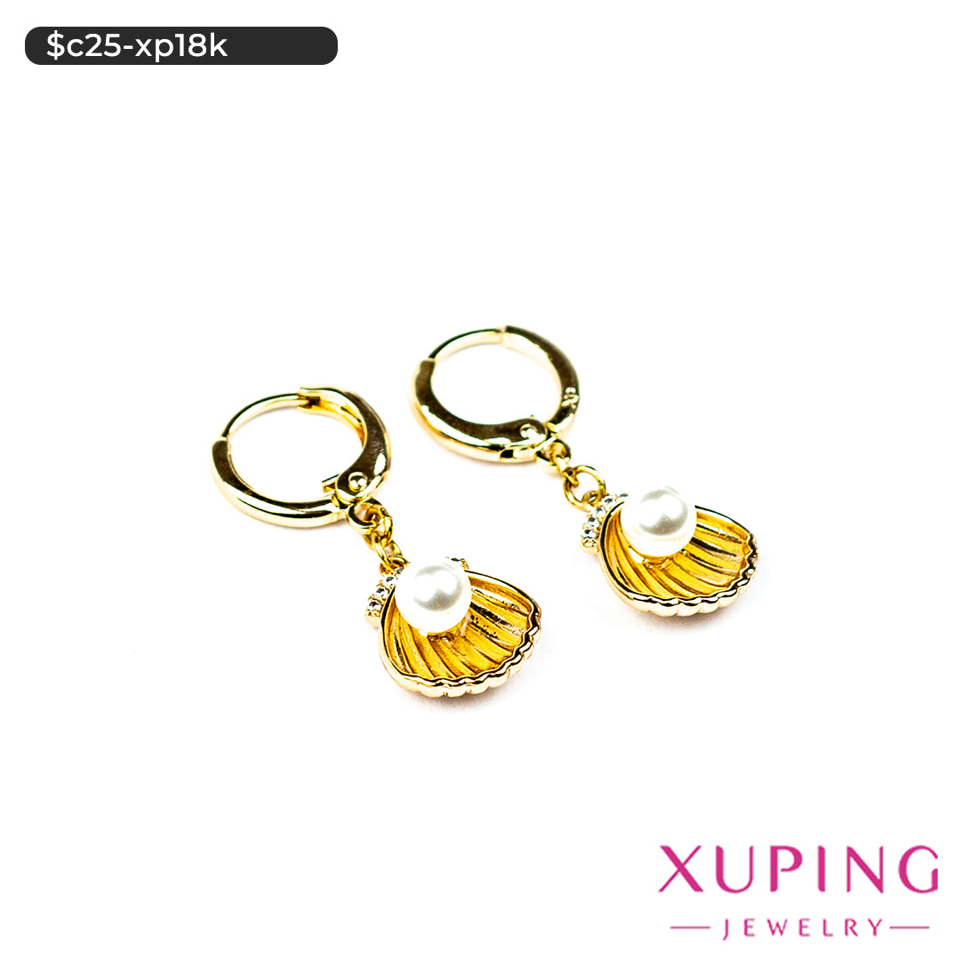Aretes de conchita de mar