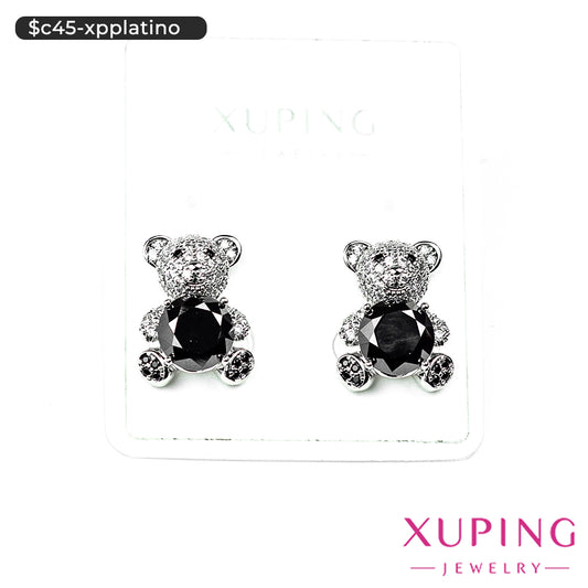 Aretes pegados de oso
