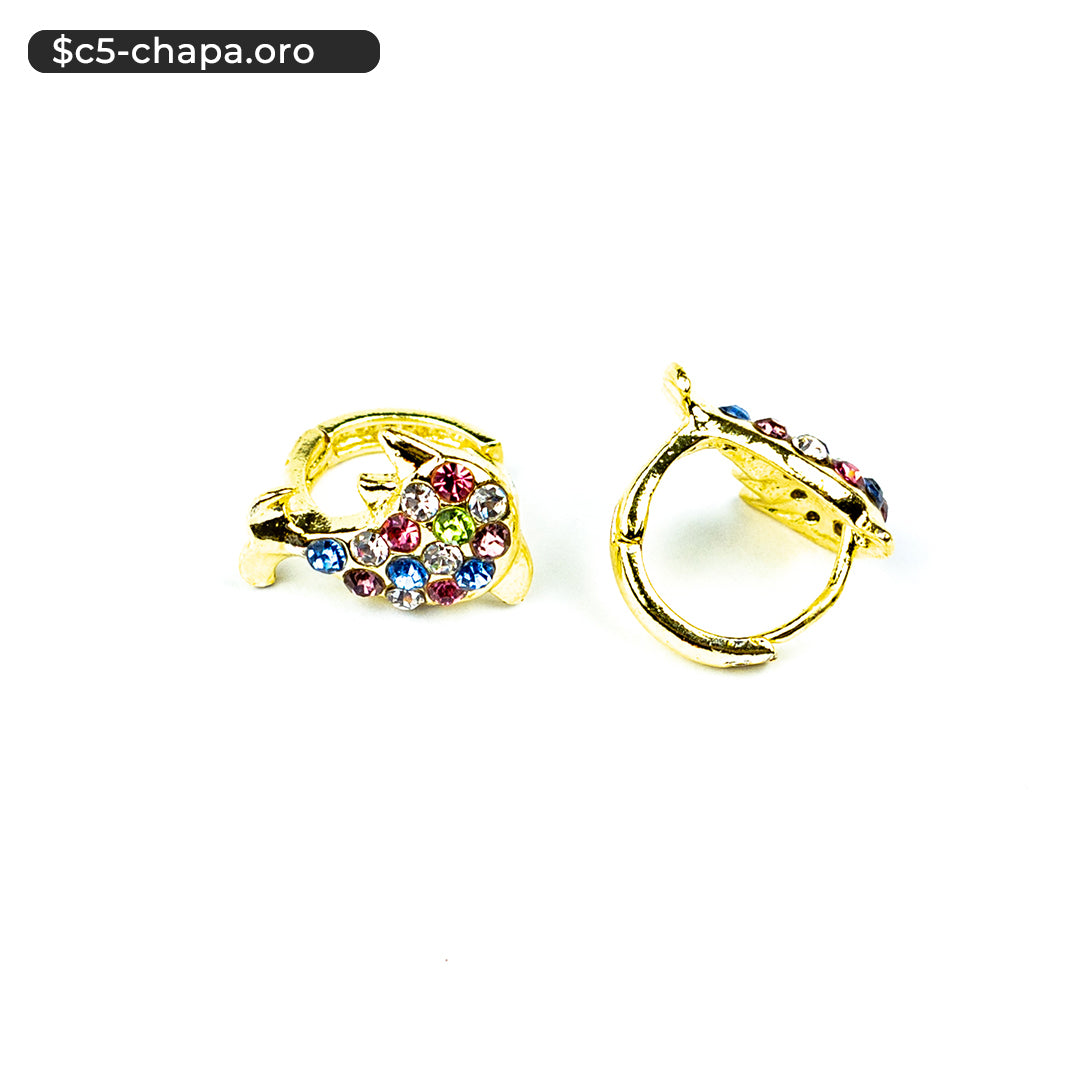 Aretes de delfín