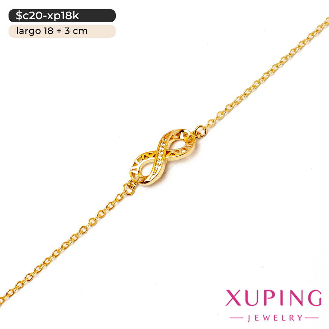 Pulsera de infinito | 18 cm