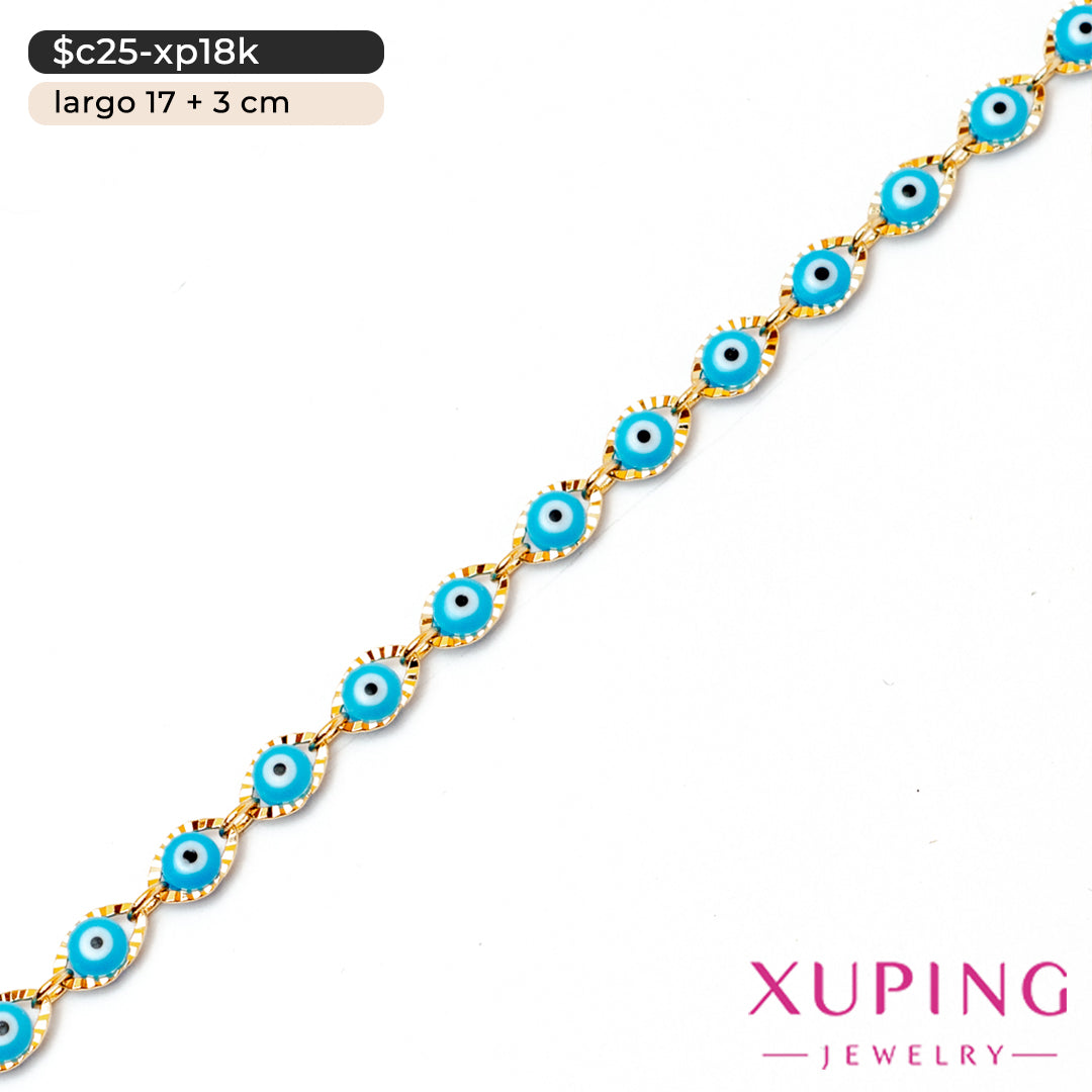 Pulsera de ojo turco | 17 cm