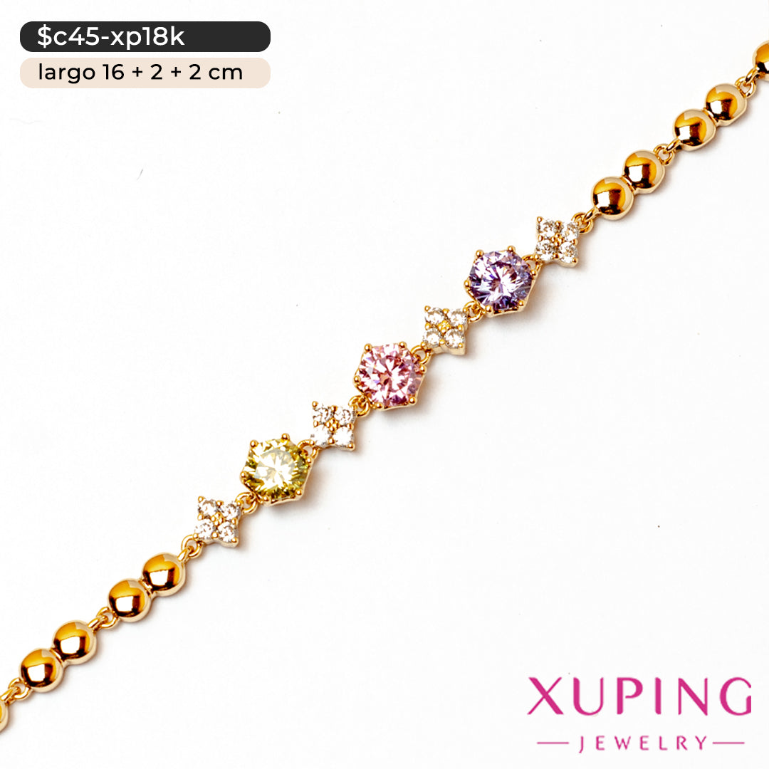 Pulsera de rombos | 16 cm