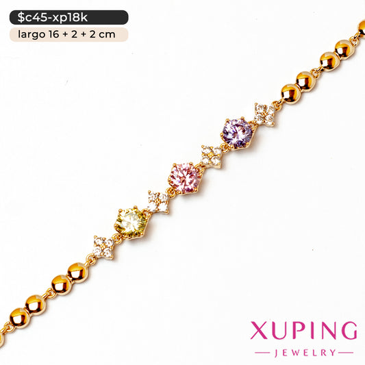 Pulsera de rombos | 16 cm