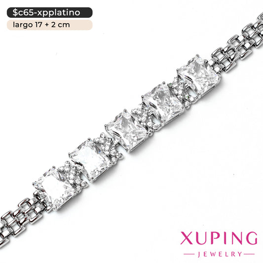 Pulsera de rectángulos | 17 cm